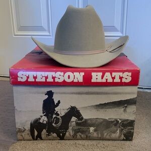 Stetson Light Gray Western Hat